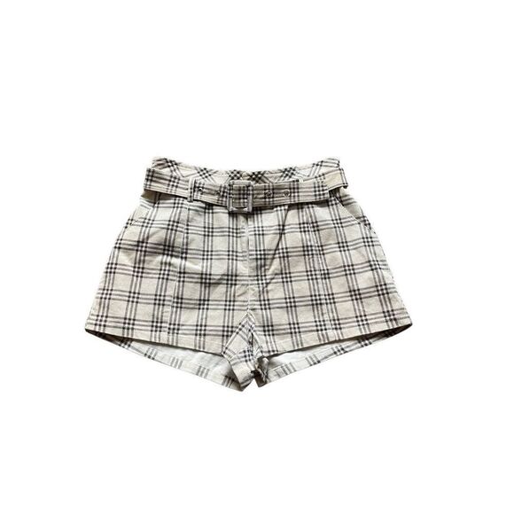 Altar’d State Plaid Corduroy Shorts – Size M - Picture 1 of 6